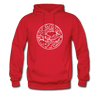 Tennessee Hoodie - State Design Unisex Tennessee Hooded Sweatshirt - red