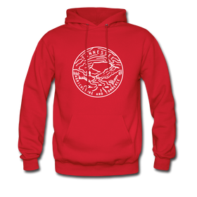 Tennessee Hoodie - State Design Unisex Tennessee Hooded Sweatshirt - red