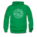 Tennessee Hoodie - State Design Unisex Tennessee Hooded Sweatshirt - kelly green