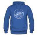 Wisconsin Hoodie - State Design Unisex Wisconsin Hooded Sweatshirt - royal blue