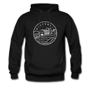 Wisconsin Hoodie - State Design Unisex Wisconsin Hooded Sweatshirt - black