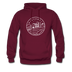 Wisconsin Hoodie - State Design Unisex Wisconsin Hooded Sweatshirt - burgundy