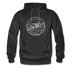 Wisconsin Hoodie - State Design Unisex Wisconsin Hooded Sweatshirt - charcoal gray