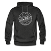 Wisconsin Hoodie - State Design Unisex Wisconsin Hooded Sweatshirt - charcoal gray