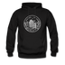 Rhode Island Hoodie - State Design Unisex Rhode Island Hooded Sweatshirt - black