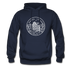 Rhode Island Hoodie - State Design Unisex Rhode Island Hooded Sweatshirt - navy