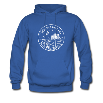 South Carolina Hoodie - State Design Unisex South Carolina Hooded Sweatshirt - royal blue