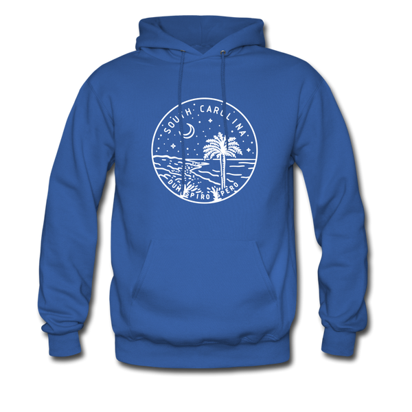 South Carolina Hoodie - State Design Unisex South Carolina Hooded Sweatshirt - royal blue