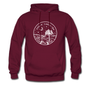 South Carolina Hoodie - State Design Unisex South Carolina Hooded Sweatshirt - burgundy