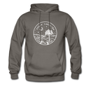 South Carolina Hoodie - State Design Unisex South Carolina Hooded Sweatshirt - asphalt gray