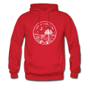 South Carolina Hoodie - State Design Unisex South Carolina Hooded Sweatshirt - red