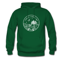South Carolina Hoodie - State Design Unisex South Carolina Hooded Sweatshirt - forest green