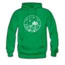 South Carolina Hoodie - State Design Unisex South Carolina Hooded Sweatshirt - kelly green