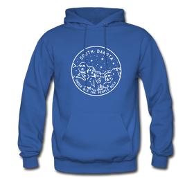 South Dakota Hoodie - State Design Unisex South Dakota Hooded Sweatshirt - royal blue