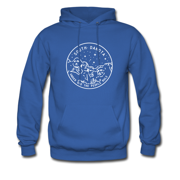 South Dakota Hoodie - State Design Unisex South Dakota Hooded Sweatshirt - royal blue