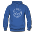 South Dakota Hoodie - State Design Unisex South Dakota Hooded Sweatshirt - royal blue