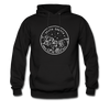 South Dakota Hoodie - State Design Unisex South Dakota Hooded Sweatshirt - black