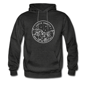 South Dakota Hoodie - State Design Unisex South Dakota Hooded Sweatshirt - charcoal gray