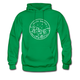 South Dakota Hoodie - State Design Unisex South Dakota Hooded Sweatshirt - kelly green