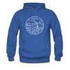 Vermont Hoodie - State Design Unisex Vermont Hooded Sweatshirt - royal blue