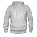 Vermont Hoodie - State Design Unisex Vermont Hooded Sweatshirt - heather gray