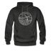 Vermont Hoodie - State Design Unisex Vermont Hooded Sweatshirt - charcoal gray