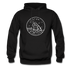 Utah Hoodie - State Design Unisex Utah Hooded Sweatshirt - black