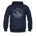 Utah Hoodie - State Design Unisex Utah Hooded Sweatshirt - navy