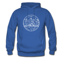 Wyoming Hoodie - State Design Unisex Wyoming Hooded Sweatshirt - royal blue
