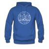 Wyoming Hoodie - State Design Unisex Wyoming Hooded Sweatshirt - royal blue