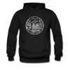 Virginia Hoodie - State Design Unisex Virginia Hooded Sweatshirt - black