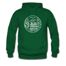Virginia Hoodie - State Design Unisex Virginia Hooded Sweatshirt - forest green
