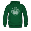 Virginia Hoodie - State Design Unisex Virginia Hooded Sweatshirt - forest green