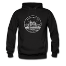 Washington Hoodie - State Design Unisex Washington Hooded Sweatshirt - black