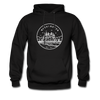 Washington Hoodie - State Design Unisex Washington Hooded Sweatshirt - black