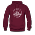 Washington Hoodie - State Design Unisex Washington Hooded Sweatshirt - burgundy