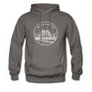 Washington Hoodie - State Design Unisex Washington Hooded Sweatshirt - asphalt gray