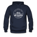 Washington Hoodie - State Design Unisex Washington Hooded Sweatshirt - navy