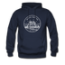 Washington Hoodie - State Design Unisex Washington Hooded Sweatshirt - navy