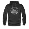 Washington Hoodie - State Design Unisex Washington Hooded Sweatshirt - charcoal gray