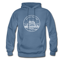 Washington Hoodie - State Design Unisex Washington Hooded Sweatshirt - denim blue