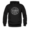 West Virginia Hoodie - State Design Unisex West Virginia Hooded Sweatshirt - black