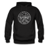 West Virginia Hoodie - State Design Unisex West Virginia Hooded Sweatshirt - black