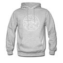 West Virginia Hoodie - State Design Unisex West Virginia Hooded Sweatshirt - heather gray