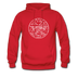 West Virginia Hoodie - State Design Unisex West Virginia Hooded Sweatshirt - red