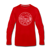 Alabama Long Sleeve T-Shirt - State Design Unisex Alabama Long Sleeve Shirt - red