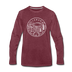 Alabama Long Sleeve T-Shirt - State Design Unisex Alabama Long Sleeve Shirt - heather burgundy