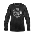 Alabama Long Sleeve T-Shirt - State Design Unisex Alabama Long Sleeve Shirt - charcoal gray