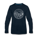 Alabama Long Sleeve T-Shirt - State Design Unisex Alabama Long Sleeve Shirt - deep navy