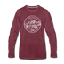 Colorado Long Sleeve T-Shirt - State Design Unisex Colorado Long Sleeve Shirt - heather burgundy